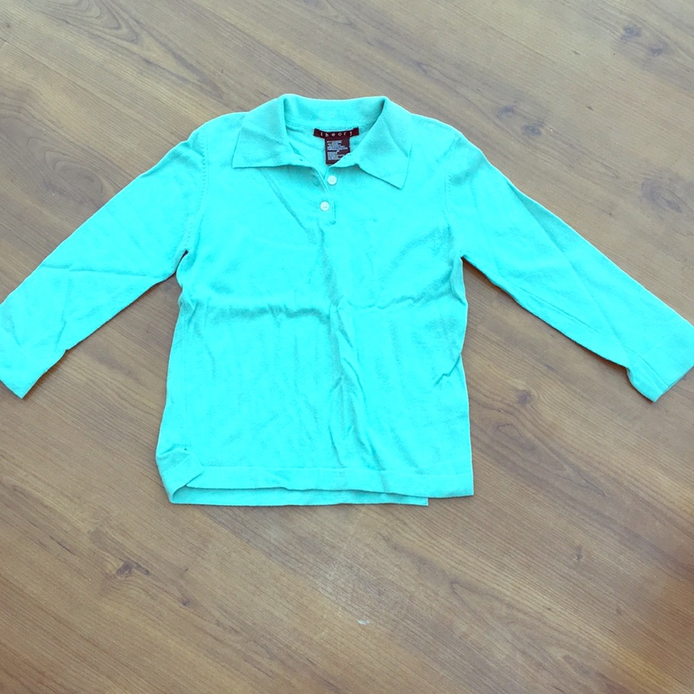 Sea green sweater